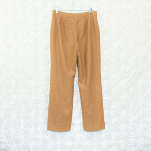 Amanda Smith Petite Pinstripe Dressy Pants - Picture 2 of 3